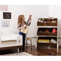 Toy store coffre à jouets - Blanc/Noyer